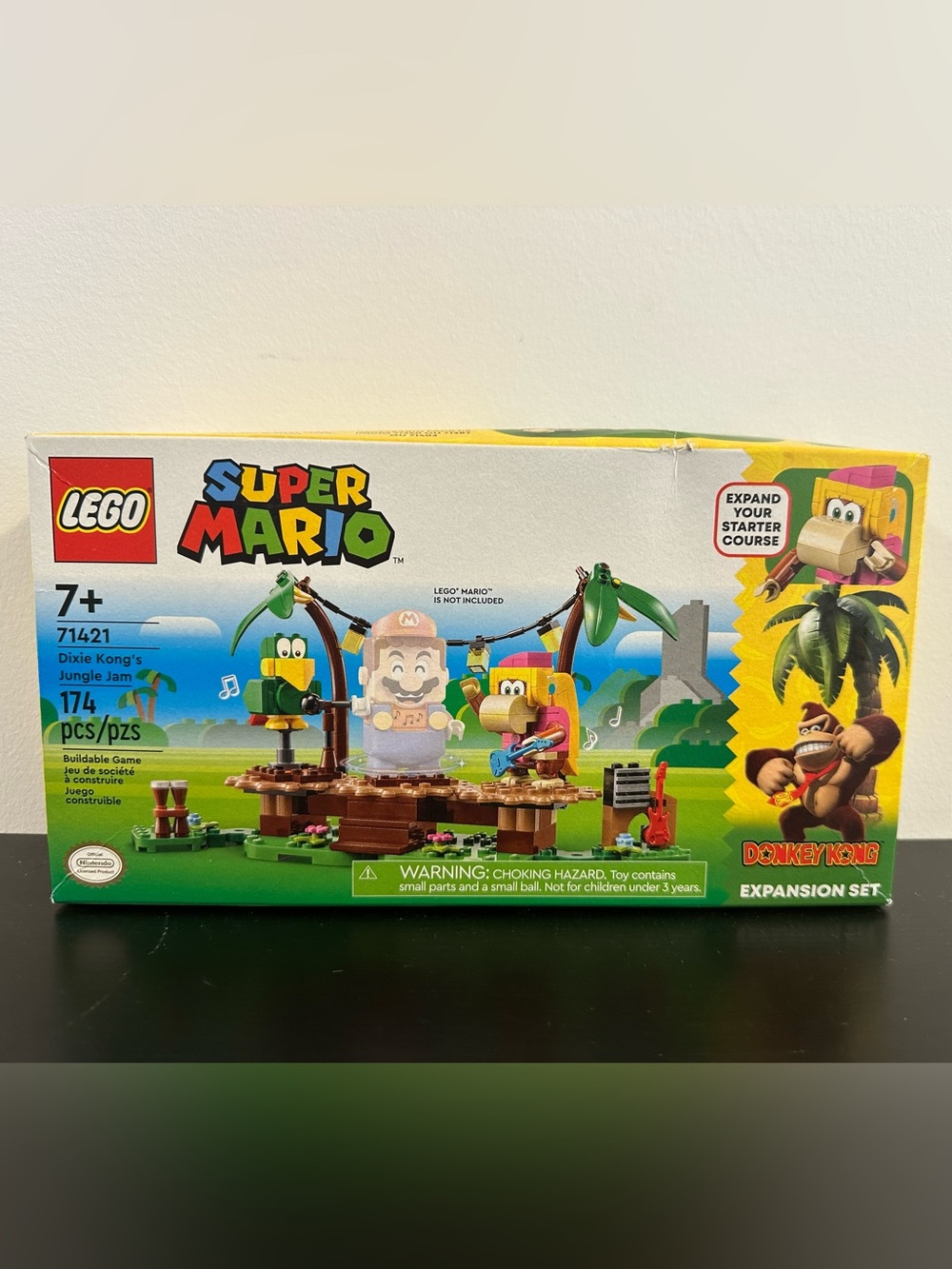 LEGO Super Mario Dixie Kong’s Jungle Jam Expansion Set 71421 NIB - Picture 2 of 6